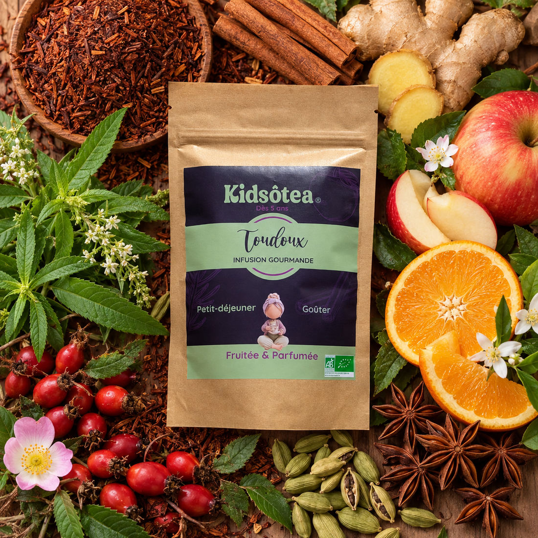 Toudoux – tisane bio petit-déjeuner & goûter - tisanes infusions